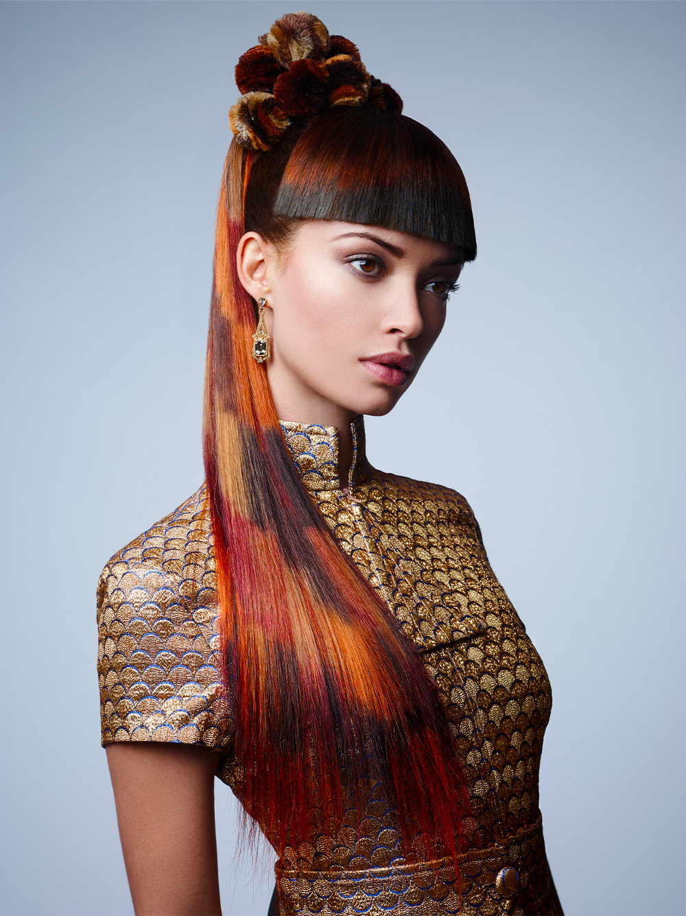 Creative Colour High Ponytail - Vivienne Mackinder - Yin & Yang Collection